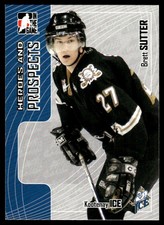 2005-06 In The Game Heroes and Prospects Brett Sutter #158