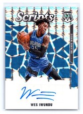 2019-20 Panini Mosaic Wes Iwundu Scripts Auto #SC-WIW