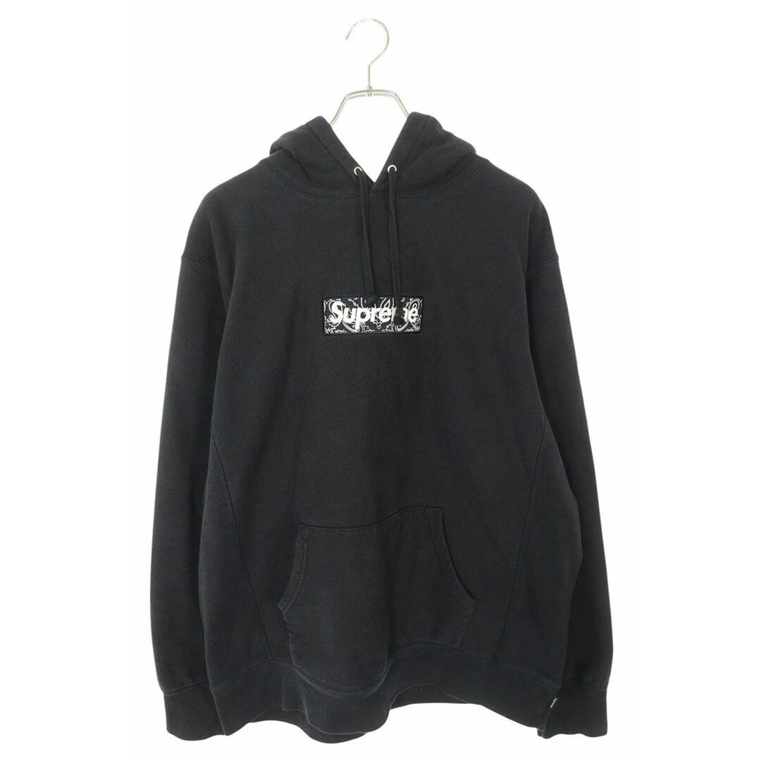 Supreme 19AW Bandana Box Logo Felpa con Cappuccio Pullover Felpa con Cappuccio Uomo XL Usa