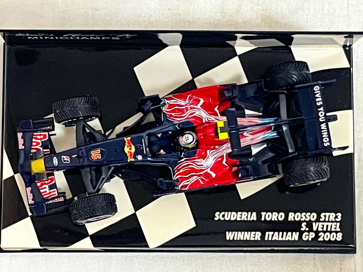Minichamps 1/43 Toro Rosso STR3 Sebastian Vettel 2008 Italian GP