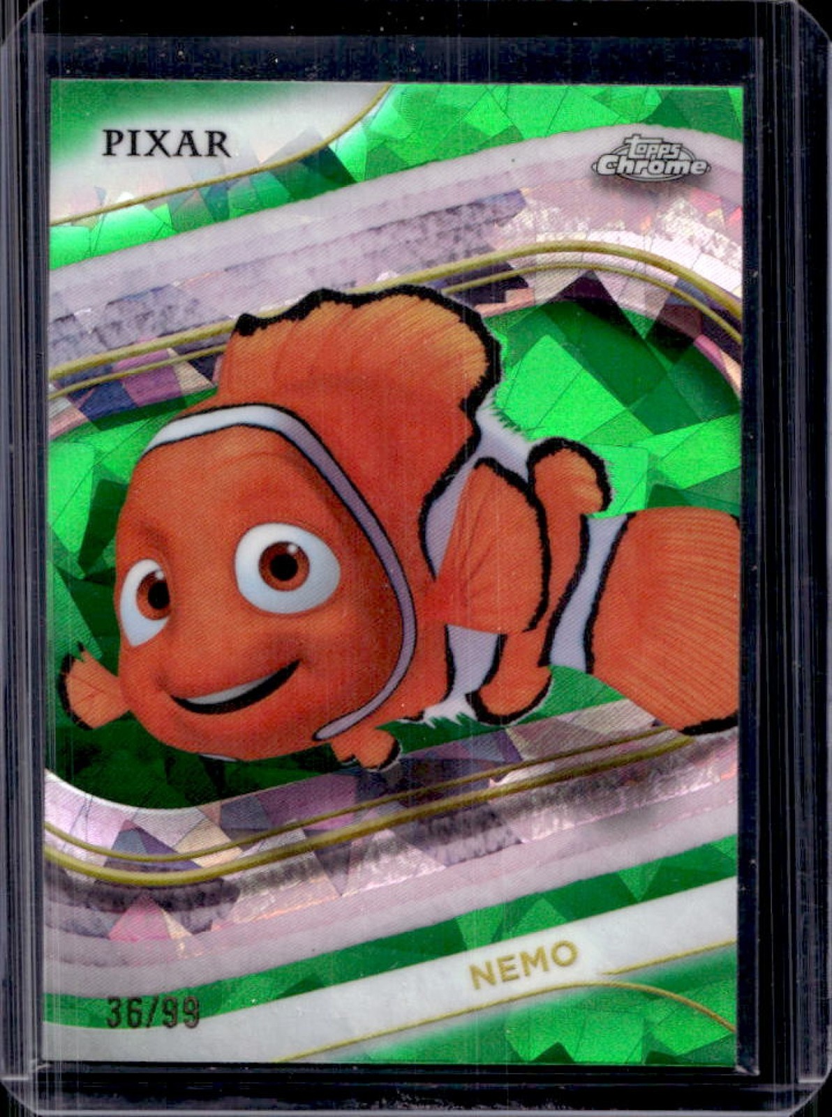 Nemo 2025 Topps Chrome Disney #43 Mickey Mouse Logo Refractor /28