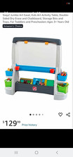 Step2 Jumbo Art Easel Table-Top Double-Sided Dry Erase  Chalkboard