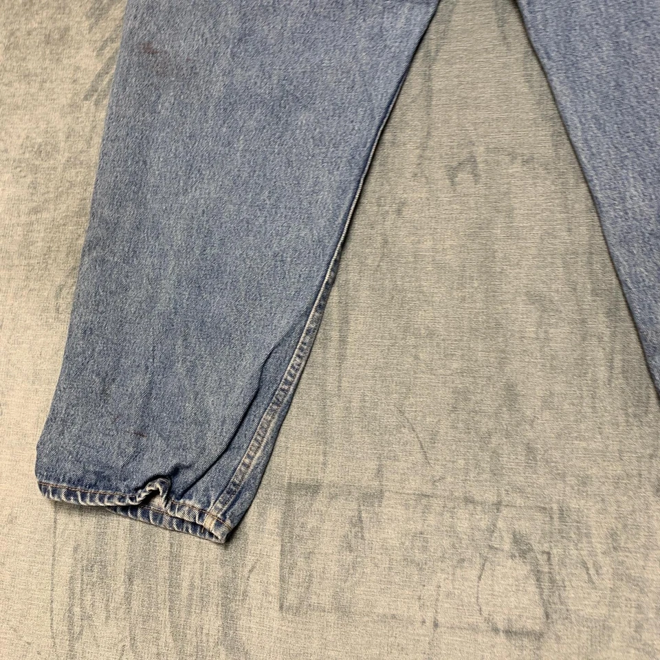 Faded Glory Jeans Mens 46x30 Blue Denim Cotton Relaxed Fit Straight Leg Outdoor - Image 3 of 4