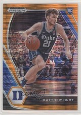 2021-22 Panini Prizm Draft Picks Orange Pulsar 38/49 Matt Hurt Matthew #34 1u6