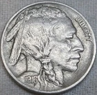 1916 Buffalo Nickel AU.  True Auction and Free Shipping