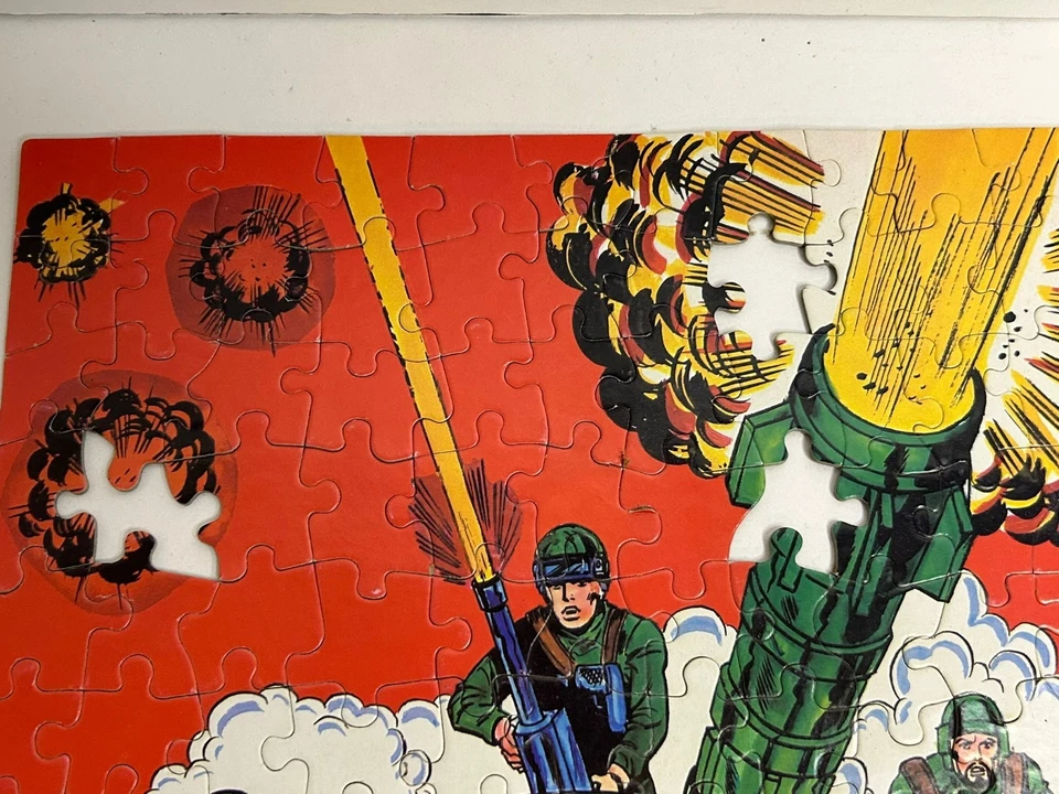 Vintage G.I. Joe 1982 Jigsaw Puzzle Near Complete - Missing 3 pieces - Image 3 of 4