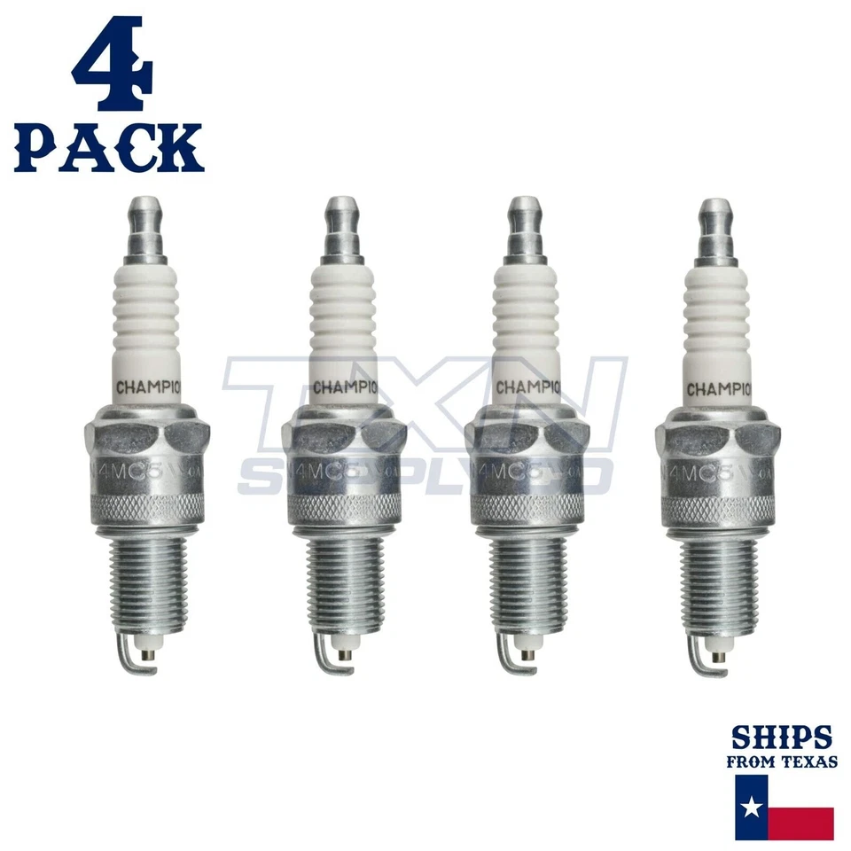 Свечи зажигания Champion Copper Plus 1988-1992 Eagle Vista 1,5 л L4 упаковка 4 шт. - Изображение 2 из 3