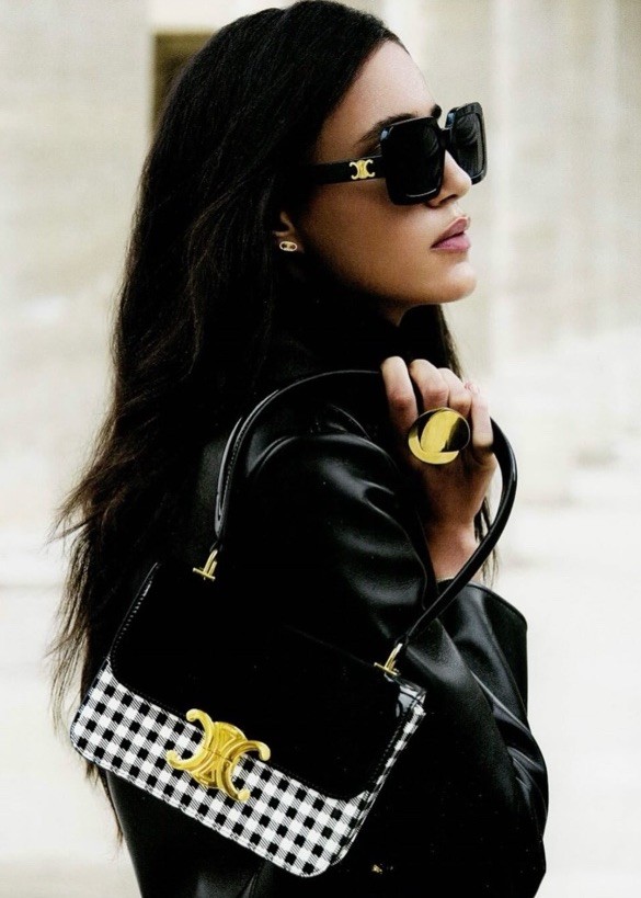 Celine Triomphe Sunglasses Black CL40304U-01A Gold Logo NWT Celine Triomphe Sunglasses Black CL40304U-01A Gold Logo NWT main image 3
