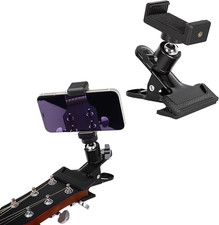 Guitar Head Phone Holder Mount Clip Smartphone Guitar Capo Phone Clamp Clip