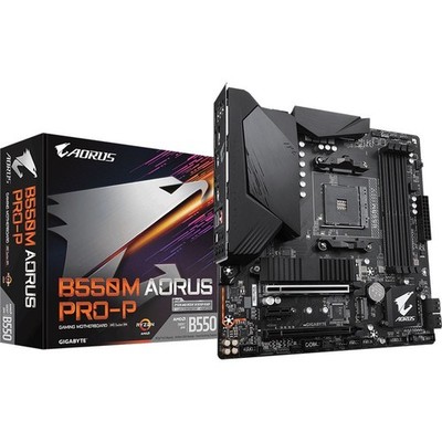 GIGABYTE B550M AORUS PRO-P Mainboard, Micro-ATX, Sockel AM4, DDR4 Geprüft DEFEKT