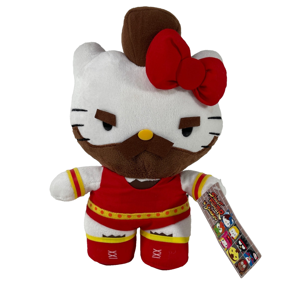Toynami Capcom Street Fighter X Sanrio HELLO KITTY ZANGIEF Plush w