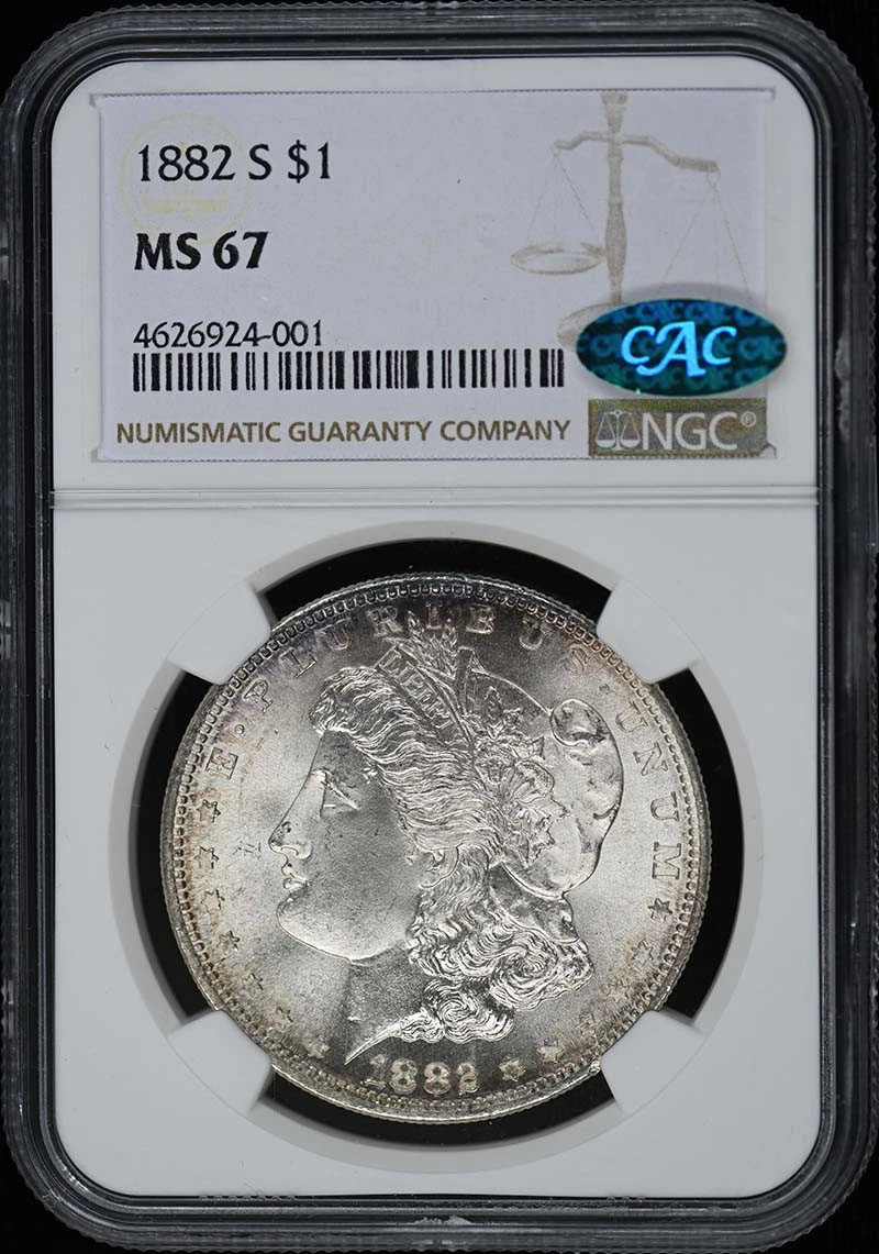MS 67 Graded 1882 Year Morgan US Dollars (1878-1921) for sale | eBay