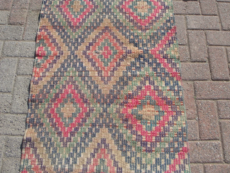 3x5 Small Handmade Kilim Area Rugs - Rug for Living room - Image 4 of 4