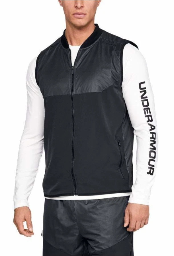 Under Armour UA Unstoppable Gore Tex Windstopper Vest Fitted Full Zip Mens Large