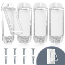 4Pcs Light Switch Cover Guard, Baby Proof Wall Switch Guard for Rocker Switch...