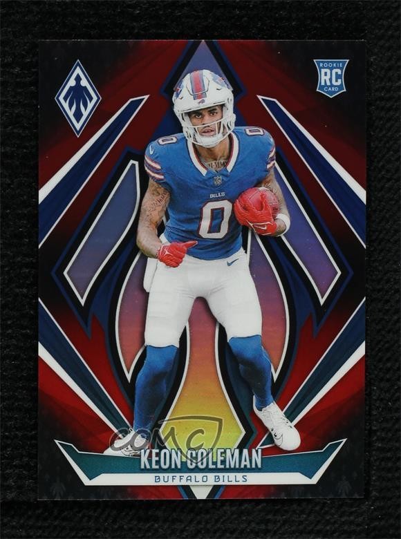 2024 Panini Phoenix Rookies Red Fade 104/299 Keon Coleman #213 Rookie RC 04qn