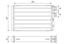 Wärmetauscher Innenraumheizung VALEO 811652 Aluminium für BMW 5er G30 F90 G31 8