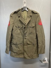 Men s USMC DSCP Alpha Green Dress Coat Service Jacket Size 40 Regular