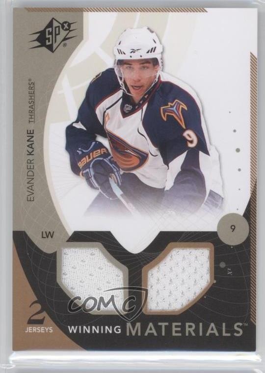 2010-11 SPx Winning Materials Evander Kane #WM-EK 2d8