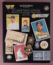 Sotheby's The Copeland Collection Baseball Cards & Memorabilia Catalog 1991