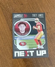 Trey Lance 2021 Panini Playbook Next Up NXT-TLA Rookie San Francisco 49ers