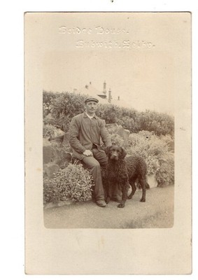 Yorkshire. Mensch und Hund. Brückenhaus, Bubwith. R/P.