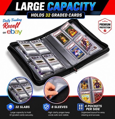 trading card binder amazon Amazon.com: Vault X 9 Pocket Zip Binder, 360 Cards, Exo-Tec Material, 20  Side-Loading Pages (Black) : Toys & Games