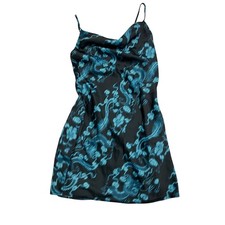 Urban Outfitters Cowl Neck Satin Mini Slip Dress 90s Grunge Style