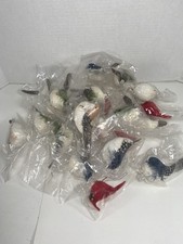 Lot of 24 Artificial Birds Decorative Fake Birds For Craft Home Garden Decor