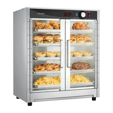 VEVOR Electric Hot Box Food Warmer 5-Tier Food Warming Cabinet Double Doors
