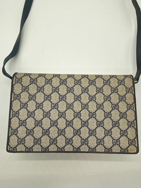 Bolso de Hombro Gucci Vintage GG Sherry Line PVC Autenticidad Foto 2 de 4