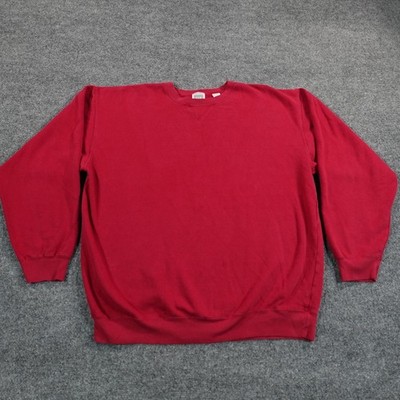 Vintage Gap Sweatshirt Men 2XL Red Faded Crewneck Blank Pullover USA 90s  14287