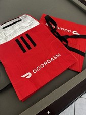 Doordash Set Of 2 Professional Insulated Food Delivery Red New Bags