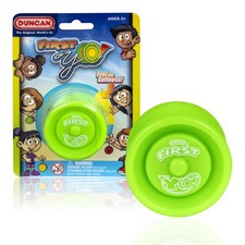 Duncan Toys First Yo - Best Beginner Yo-Yo for Kids, Small, Green/Yellow