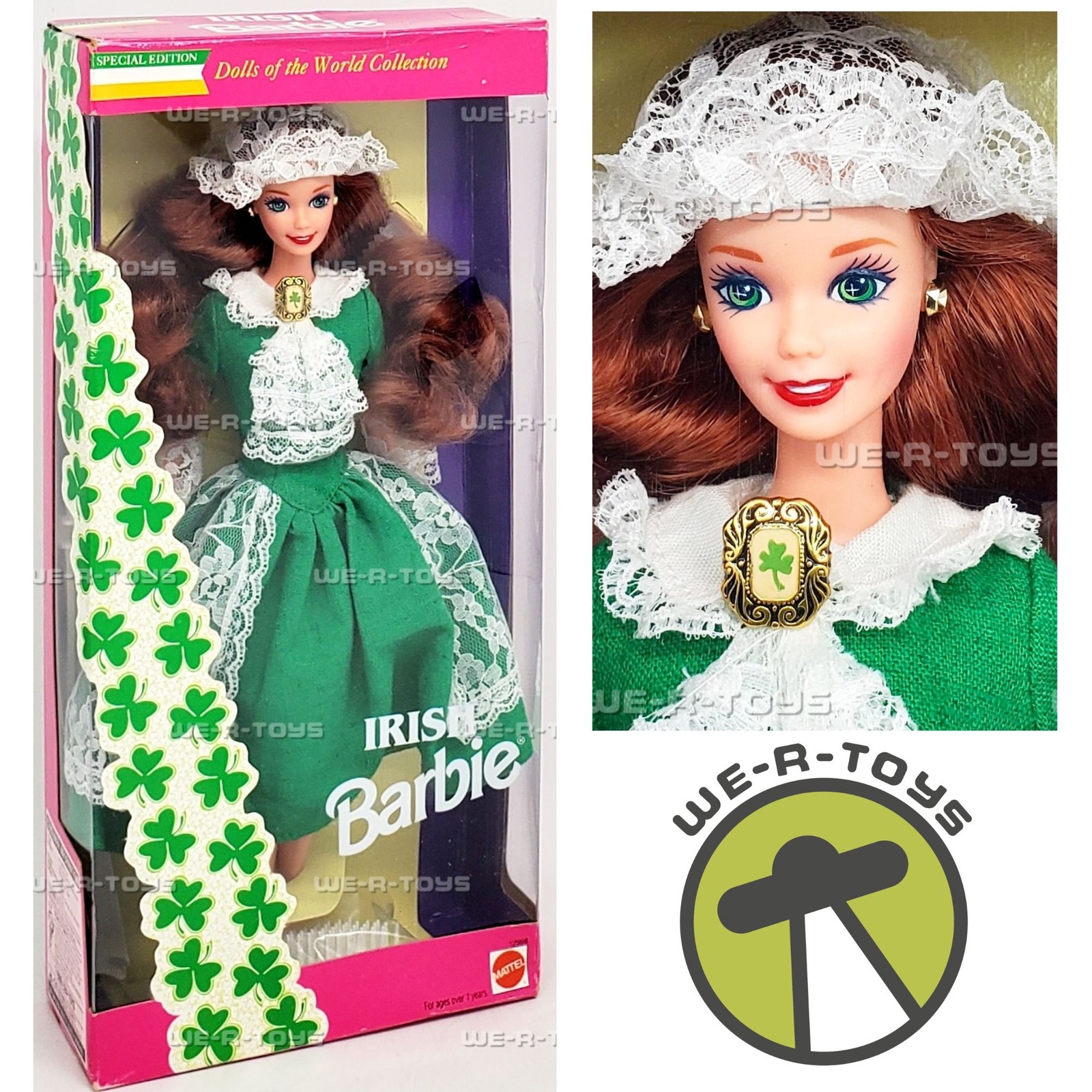 Irish Dolls of the World Special Edition Barbie Doll 1994 Mattel 12998
