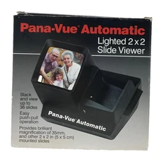 Pana-Vue FPA005 Illuminated Auto Slide Viewer for 35mm, Up to 36 Slides  