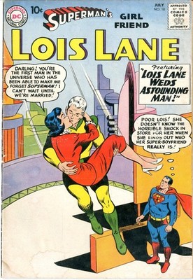 Superman's Girlfriend Lois Lane   # 18    VERY GOOD    July 1960   Color touch