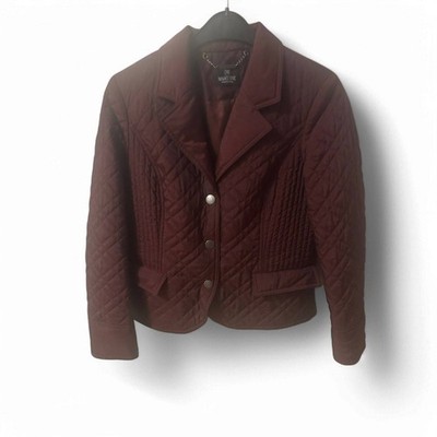 Madeleine Steppjacke 38 | Elegant & Zeitlos | Weinrot | Edler Look