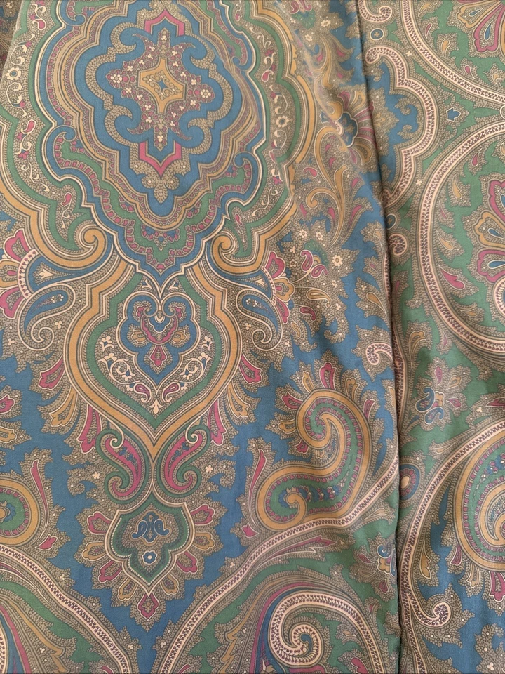 Ralph Lauren Brianna Elizabeth Twin Comforter Paisley Floral Reversible Bedding - Image 2 of 4