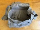 WW2 US Navy Gas Mask Canvas Bag USN ND MARK IV Shoulder Gray Pouch MSA Vtg — photo 4