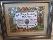 Kriegs-Chronik 1914-1918 Artillerie Regiment 6. 10. Reservistenbild Militaria