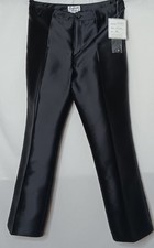 Jovani New York Womens Size 18 M Pants Black Formal Wide Leg Silk Wool Blend