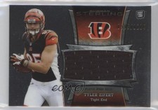 2013 Bowman Sterling Jumbo Rookie Relic 595/1214 Tyler Eifert #BSJRR-TE 0u79