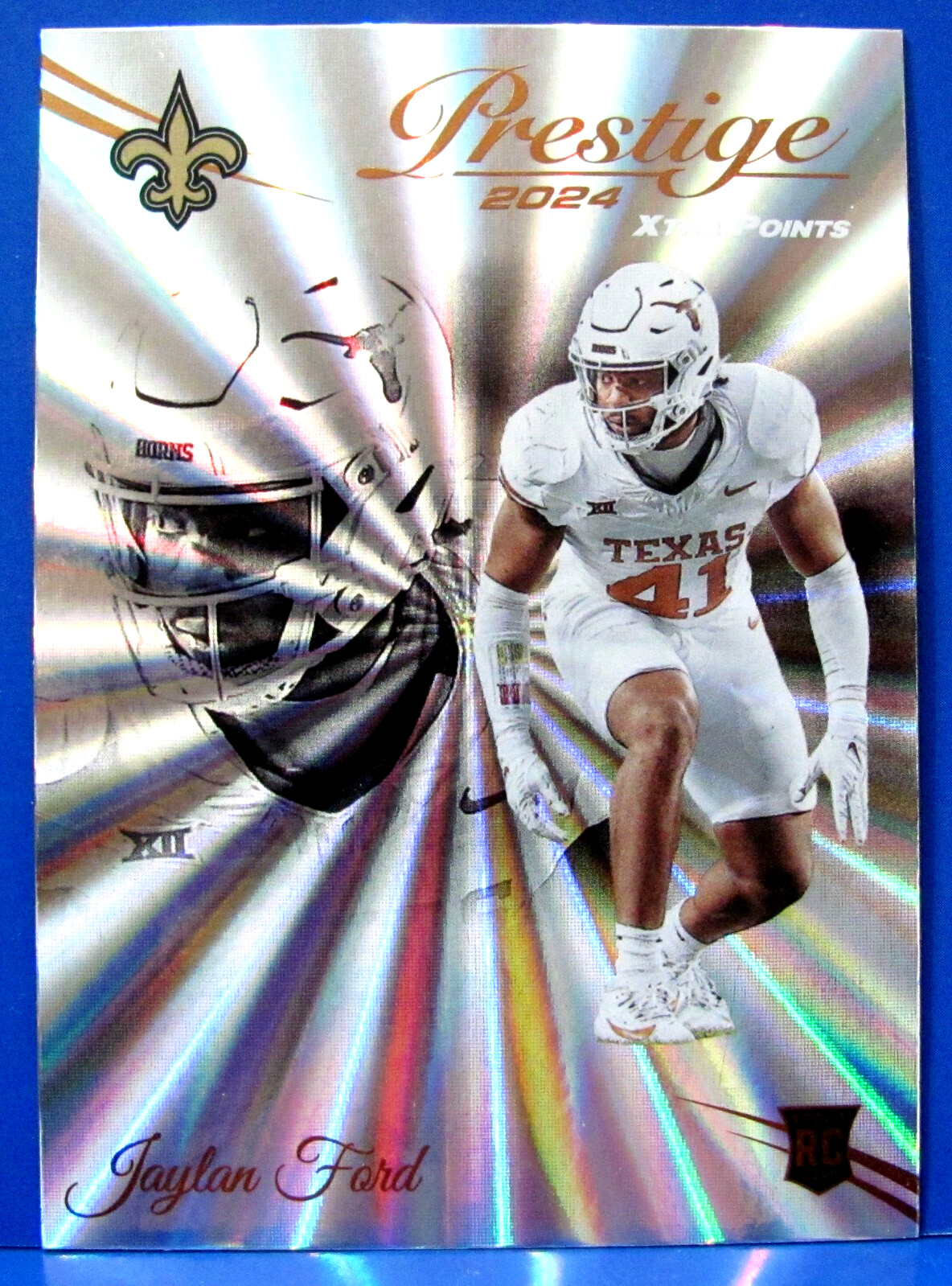 🏈 2024 Prestige JAYLAN FORD Sunburst Xtra Points Rookie Card #367 SAINTS