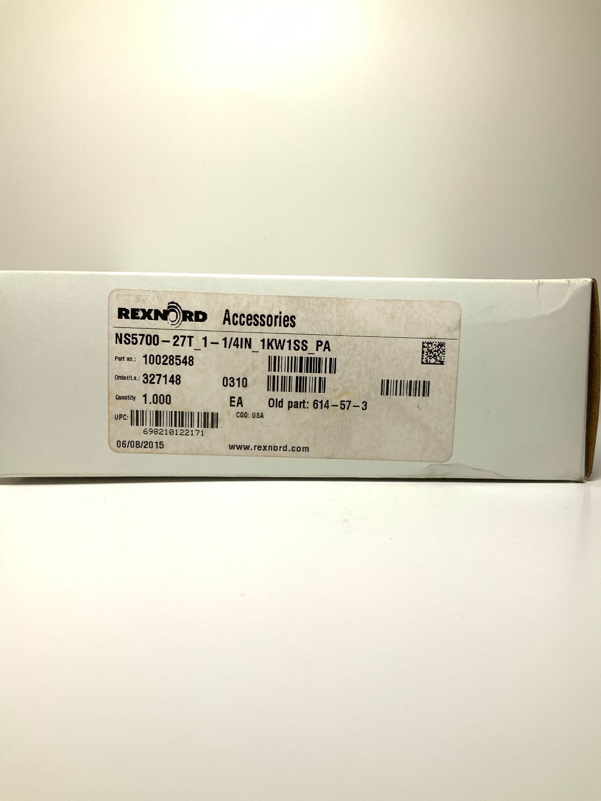 Pignon Moulé Fendu Rexnard NS5700-24T - Pour Chaîne 1", 24 Dents - Occasion Propre Avec Garantie 30 Jours