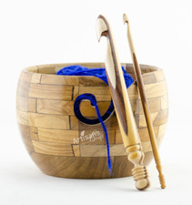 Multiwood Ergonomic Set of 11 Crochet Hooks Set of 4mm to 25mm knitting Needles