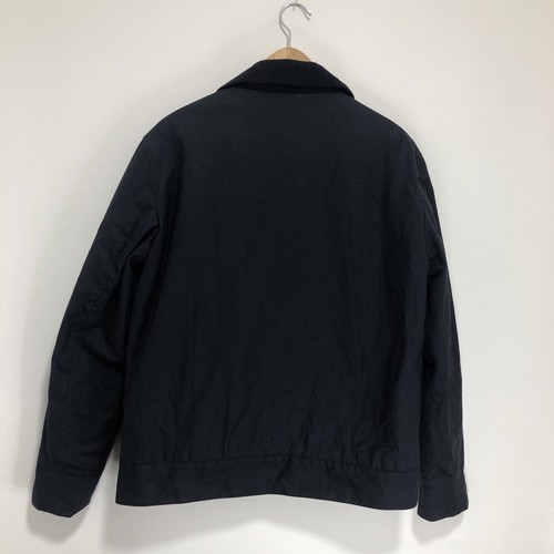 John Lewis & Co British Millerain Navy Crafted Jacket Brushed Cotton Collar - M - Picture 13 of 17