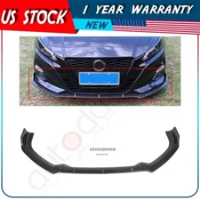 For Nissan For Altima 2019-2020 Front Bumper Lip Spoiler Splitter Carbon Fiber