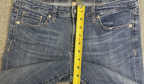 Pantalones de mezclilla Banana Republic para dama ajustados azul bootcut 29/8S cortos - Imagen 14 de 17