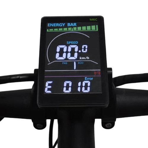 M6C Electric Bike LCD Display Meter 24V-60V E Scooter LCD Panel Color Screen Par - Afbeelding 2 van 13